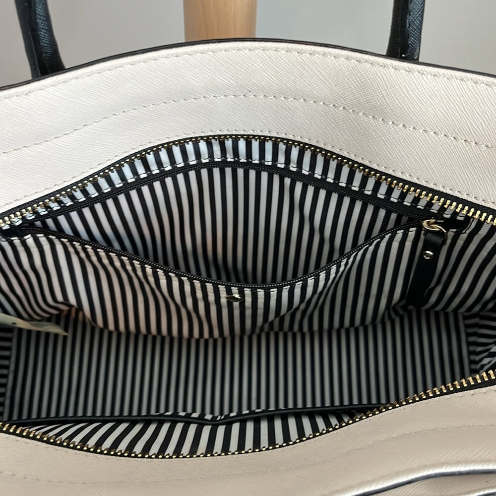 Kate Spade Black and White Satchel - Picture 5 of 16